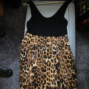 Express Leopard Print Dress
